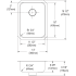 Elkay Lustertone Collection ELUHAD111655PD - Single Bowl Undermount Kitchen Sink Dimension
