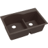 Elkay Quartz Luxe ELXH3322RCN0 - Chestnut Angled View