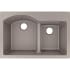 Elkay Quartz Luxe ELXH3322RSM0 - Silvermist Top View