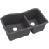 Elkay Quartz Luxe ELXHU3220RCH0 - Charcoal Angled View