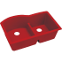 Elkay Quartz Luxe ELXHU3322RMA0 - Maraschino Angled View