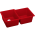 Elkay Quartz Luxe ELXU250RMA0 - Maraschino Angled View