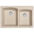 Franke EOCH332291 - 33 Inch Ellipse Dualmount Double Bowl Granite Kitchen Sink with 9 Inch Bowl Depth