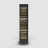 Elica Dolomite EWC18SRN683PR - Dolomite 18" Built-In / Panel Ready Wine Cellar Column