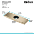 Kraus BDP01BG - Dimension