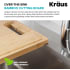 Kraus KCB103BB - Over The Sink Bamboo Cutting Board