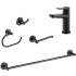 Kraus Indy™ Series CKBF1401KEA188MB - Single Lever Basin Bathroom Faucet with Bathroom Accessories Included