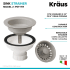 Kraus PST1TR - Kitchen Sink Strainer Features