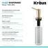 Kraus KSD41BG - Kitchen Soap and Lotion Dispenser Features