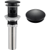 Kraus PU11MB - Pop-Up Drain for Bathroom Sink with Overflow in Matte Black