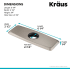 Kraus BDP01SFS - Dimension