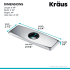 Kraus BDP01CH - Dimension