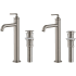 Kraus Ramus Series KVF1220SFS2PK - Single Handle Vessel Bathroom Faucet with Pop-Up Drain in Spot Free Stainless Steel (2-Pack)