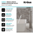 Kraus Ramus Series KVF1220SFS2PK - Single Lever Vessel Bathroom Faucet Features