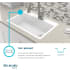 Elkay Quartz Classic ELGAD2522PDWH0 - 22 Inch Drop-In Single Bowl Kitchen Sink
