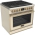 Fulgor Milano EVOQUE 400 Series F4EDF366BR1MI - 36 Inch Freestanding Dual Fuel Range