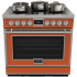 Fulgor Milano EVOQUE 400 Series F4EIR365CS1RAL - Evoque 36-Inch Induction Range