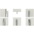 Fulgor Milano Sofia Series F4HKPRO30BM - Professional Handle Kit - Stainless Steel