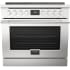 Fulgor Milano F4PDF366S1 - Fulgor Milano Accento 36" Stainless Steel Pro-Style Dual Fuel Range