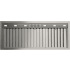 Fulgor Milano Sofia 600 Series F6BP46DS1 - 48 Inch Pro Insert Hood Baffle Filter with LED Lighting