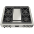 Fulgor Milano Sofia 600 Series F6GRT364GS1 - 36 Inch Gas Rangetop with 4 Sealed Burners in Front View
