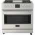 Fulgor Milano Sofia 600 Series F6PDF364GS1 - 36 Inch Freestanding Professional Dual Fuel Range with 4 Sealed Burners in Front View