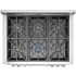 Fulgor Milano Sofia Series F6PDF366S1 - Six (6) Dual Crown 18,000 BTU Sealed Brass Burners