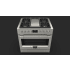 Fulgor Milano Sofia 600 Series F6PGR364GS2 - 36 Inch Freestanding Professional Gas Range with 4 Sealed Burners