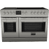 Fulgor Milano Sofia 600 Series F6PIR485GS1 - 48 Inch Freestanding Professional Induction Range with 5 Elements in Front View