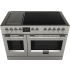 Fulgor Milano Sofia 600 Series F6PIR485GS1 - 48 Inch Freestanding Professional Induction Range with 5 Elements in Front View
