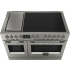 Fulgor Milano Sofia 600 Series F6PIR485GS1 - 48 Inch Freestanding Professional Induction Range with 5 Elements in Angled View