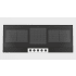 Fulgor Milano ENOVA 700 Series F7ECIK48BA1 - Enova 700 Series 48-Inch Customizable Black Anodized Cooktop