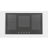 Fulgor Milano ENOVA 700 Series F7EIK36BA1 - Enova 700 Series 36-Inch Black Anodized Cooktop
