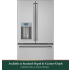 Cafe CYE22TP2MS1 - 22.1 Cu. Ft. Smart Counter-Depth French-Door Refrigerator with Hot Water Dispenser