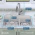 Elkay ELGHU3322RWHFLC - 22 Inch Undermount 60/40 Double Bowl Kitchen Sink - Dimension