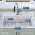 Elkay Quartz Classic ELGRU13322WHFLC - 18 Inch Undermount Single Bowl Kitchen Sink