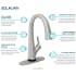Elkay Avado Collection LKAV7051FLS - Single Handle 2-in-1 Kitchen Faucet - Features