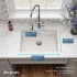 Elkay Quartz Classic ELGUAD2519PDWH0 - Single Bowl Undermount ADA Sink - Dimension