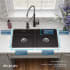 Elkay Quartz Classic ELGUAD3319PDBK0 - 33 Inch Undermount ADA Kitchen Sink