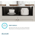 Elkay Quartz Classic ELGHU3322RBKFLC - 22 Inch Undermount 60/40 Double Bowl Kitchen Sink