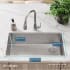 Elkay Crosstown Collection ECTRU30179RT - 18 Gauge Stainless Steel Single Bowl Undermount Kitchen Sink Dimension