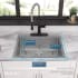 Elkay Crosstown Collection ECTSR25229TBG3 - 18 Gauge Stainless Steel Single Bowl Dual Mount Kitchen Sink Dimension