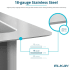Elkay Crosstown Collection ECTSR33229TBG1 - 18 Gauge Stainless Steel Dual Mount Double Bowl Kitchen Sink