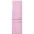 Smeg 50's Retro Design FAB32ULPK3 - 24 Inch '50s Style 'No Frost' Fridge-Freezer, Pink, Left Hand Hinge