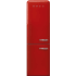 Smeg 50's Retro Design FAB32ULRD3 - 24 Inch '50s Style 'No Frost' Fridge-Freezer, Red, Left Hand Hinge