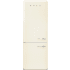 Smeg 50's Retro Design FAB38ULCR - 50's Style 'No Frost' Fridge-Freezer, Cream Left Hand Hinge Energy Efficiency Class A++