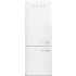 Smeg 50's Retro Design FAB38ULWH - 50's Style 'No Frost' Fridge-freezer, White Left Hand Hinge Energy Efficiency Class A++