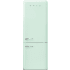 Smeg 50's Retro Design FAB38URPG - 50's Style 'No Frost' Fridge-freezer, Pastel Green Right Hand Hinge Energy Efficiency Class A++