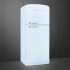 Smeg 50's Retro Design FAB50URPB3 - 32 Inch Freestanding Top Freezer Refrigerator in Front View