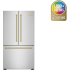 BlueStar Culinary Series FBFD361PLT - 36 Inch Freestanding French Door Refrigerator with 19.9 cu. ft. Capacity in Front View